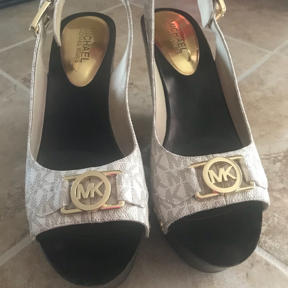 Michael Kors studded wedges